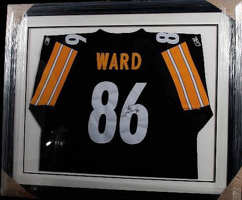 Hines Ward Autographed Steelers Jersey: "Hines Ward Autographed Steelers Jersey Excellent Condition - Thank you for viewing this lot. We are always adding new inventory and new auctions, so check back often. We appreciate your business and 