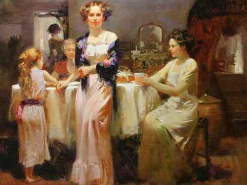 Pino "THE GATHERING (Giclee Full Size)": Pino "THE GATHERING (Giclee Full Size)" Hand Signed and Numbered Limited Edition Giclee on Canvas Dimensions: 36 x 48 Inches (Note: Edition number recieved may differ from photo)