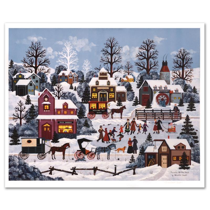 Pursuits of the Past by Wooster Scott, Jane by Wooster Scott, Jane: Cozy, down-home images of a bygone era when life was simpler - this is the feeling captured in the creations of one of the world's most recognized artists. "Pursuits of the Past" is a limited edition