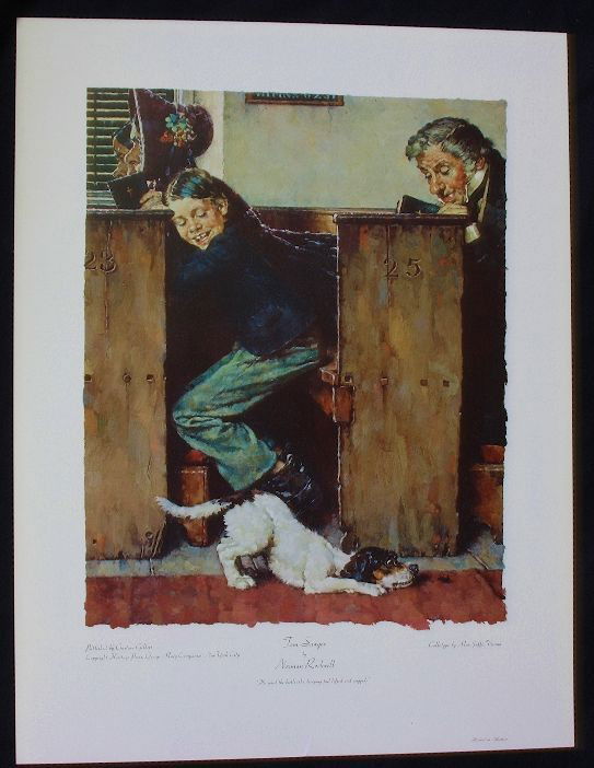 Norman Rockell Tom Sawyer Print: "Norman Rockell Tom Sawyer Print - As-Is Condition RT52PL - Thank you for viewing this lot. We are always adding new inventory and new auctions, so check back often. We appreciate your business and su