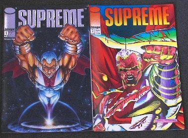 Supreme - CB557 Lot of (2) Vintage Comic Books: "Supreme - CB557 Lot of (2) Vintage Comic Books Good Vintage/Reading Conditions. Cover and all pages intact. Nice color. Great lot. - Thank you for viewing this lot. We are always adding new inventory