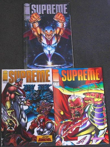 Supreme - CB556 Lot of (3) Vintage Comic Books: "Supreme - CB556 Lot of (3) Vintage Comic Books Good Vintage/Reading Conditions. Cover and all pages intact. Nice color. Great lot. - Thank you for viewing this lot. We are always adding new inventory