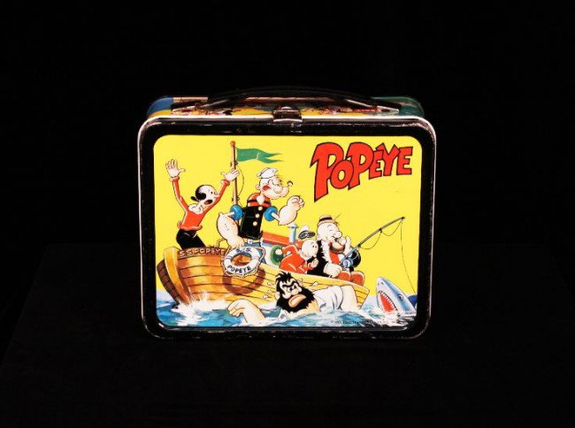 Rare Vintage 1964 "Popeye" Metal Lunchbox w/Thermos ED7: "Rare Vintage 1964 "Popeye" Metal Lunchbox w/Thermos ED762. Excellent Vintage Condition! JY131UT. Rare vintage "Popeye" metal lunchbox & thermos made by King Seeley Thermos. Rarity 6. 2009 Toys & Pric
