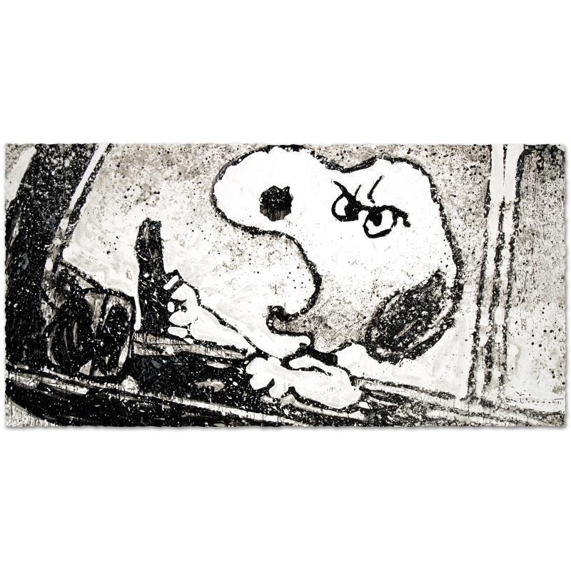 Rage Rover by Everhart, Tom: "Rage Rover" is a limited edition hand pulled original lithograph on museum quality deckle-edge paper, numbered and hand signed by Tom Everhart. This is one of the final Everhart editions to be create