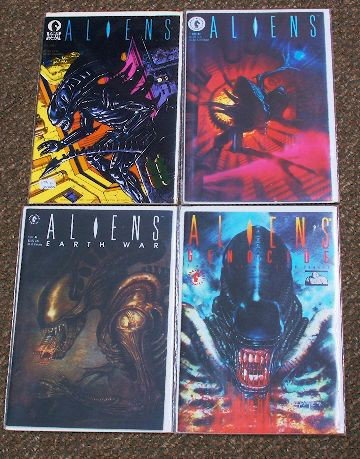 Aliens Vintage Comic Books (4) CB190: Aliens Vintage Comic Books (4) CB190 - Good Used/Handled Condition. - Thank you for bidding on this item and taking place in this auction. We appreciate your business. Be sure to check out all future 