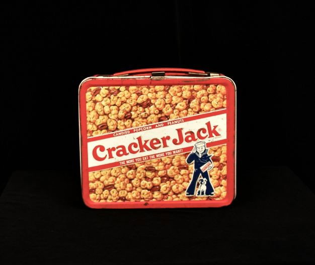 Vintage Cracker Jack Lunchbox & Thermos. ED690: "Vintage Cracker Jack Lunchbox & Thermos. Excellent Vintage Condition! HU111SZ Thank you for viewing this lot. We are always adding new inventory and new auctions, so check back often. We appreciate y