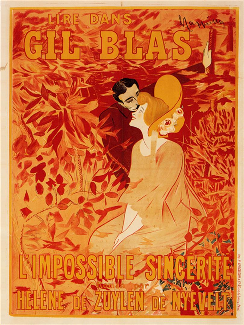 Anonymous - Lire Dans Gil Blas: Artist: Anonymous Title: Lire Dans Gil Blas Medium: Fine Art Reproduction Giclee on Canvas Image Size: Approximately 20 inches x 15 inches Unframed on Unstretched Canvas