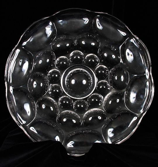 Large 16" Vintage Glass Platerby Heisey. Corral12: "Large 16" Vintage Glass Platerby Heisey. Corral12. Excellent Vintage Condition! KJ15RT. Beautiful and elegant Heisey Glass Buffet Platter. Measures a very large 16.5" inches in diameter & 1-7/8 depth