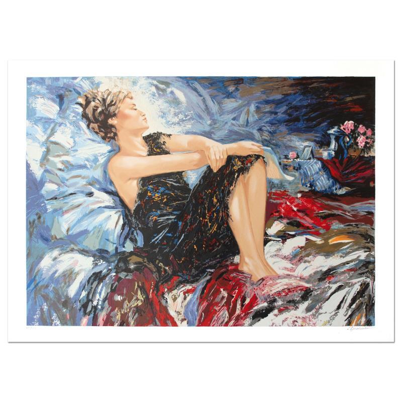 Sleeping Beauty by Ignatenko, Sergey: "Sleeping Beauty" is a limited edition Serigraph on Paper by Sergey Ignatenko. The piece is numbered, hand signed by the artist, and come with a letter of authenticity. Measures approximately 19" x 26