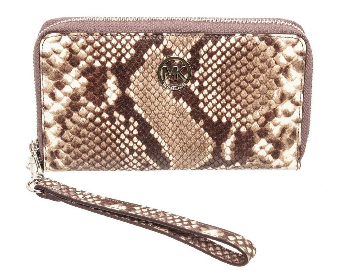 Michael kors 2024 snakeskin wallet