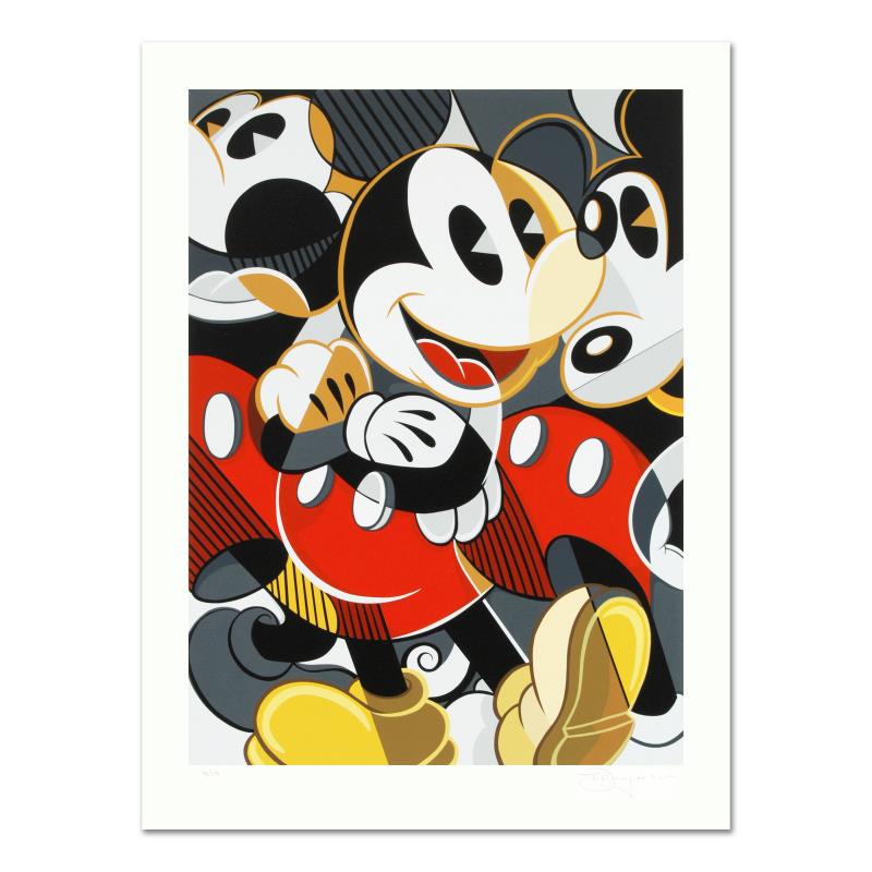 Mousing Around # 3 by Rogerson, Tim: "Mousing Around #3" is from a sold-out limited edition serigraph on on paper by Tim Rogerson, numbered and hand signed by the artist. This piece is licensed by Disney Fine Art. Includes Letter of Auth