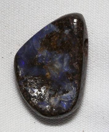 Boulder Opal (19.68ct.) BO105: "Boulder Opal (19.68ct.) BO105. Excellent Condition! SR4FX. One Boulder Opal pendant weighing 19.68ctw. Thank you for viewing this lot. We are always adding new inventory and new auctions, so check ba