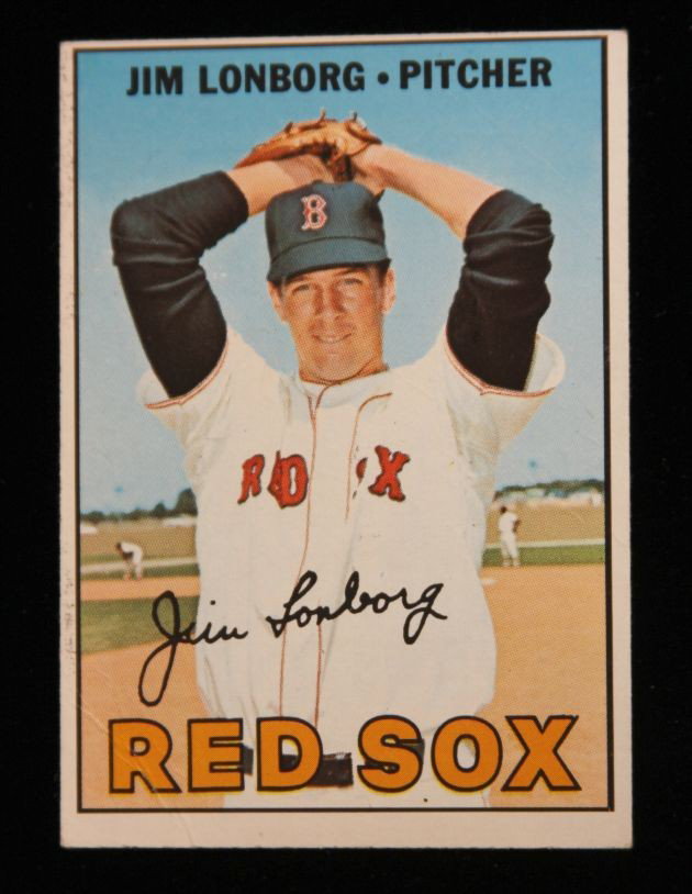 1967 Jim Lonborg of Red Sox Vintage Rookie Card C156: "1967 Jim Lonborg of Red Sox Vintage Rookie Card C156. As-Is Condition! NV8CX. Jim Lonborg of Red Sox Vintage Rookie Card. TOPPS #371 Thank you for viewing this lot. We are always adding new inventory
