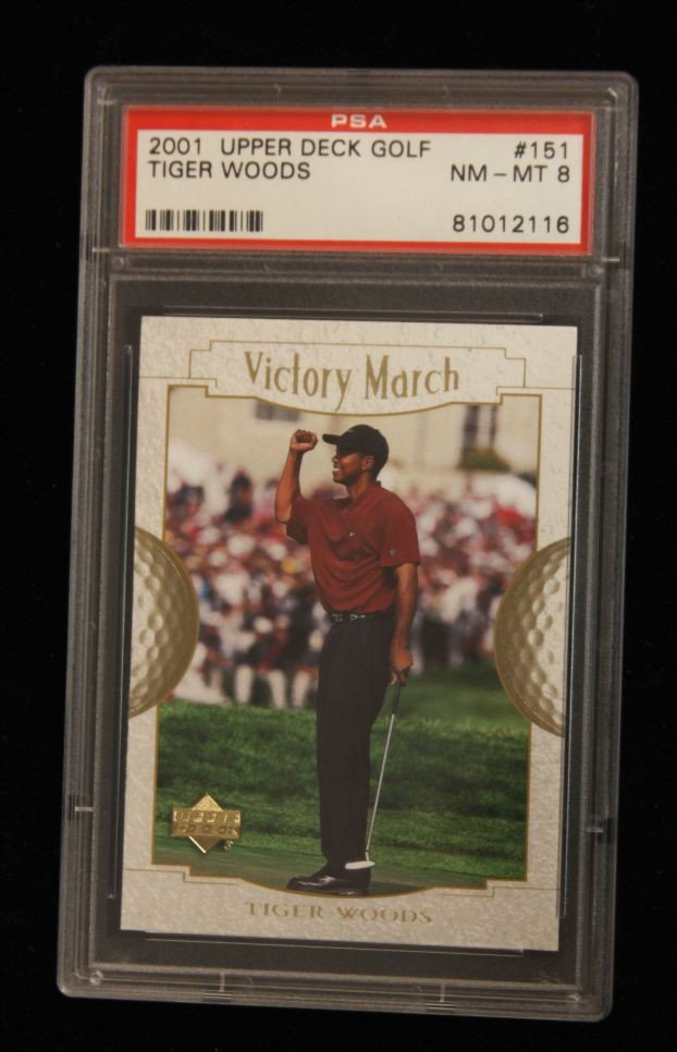 2001 Upper Deck Golf Tiger Woods Victory March Card C20: 2001 Upper Deck Golf Tiger Woods Victory March Card C202. As-Is Condition! WQ4FV. 2001 Upper Deck Golf Tiger Woods Victory March Card. #151 Thank you for viewing this lot. We are always adding new inv