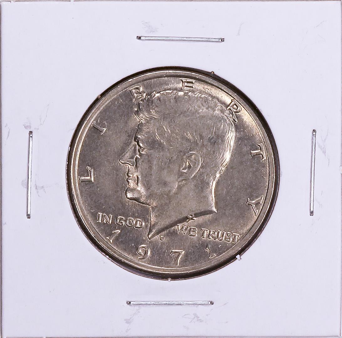 1971 Kennedy Half Dollar Coin: One 1971 Kennedy Half Dollar Coin. Great for any collection!