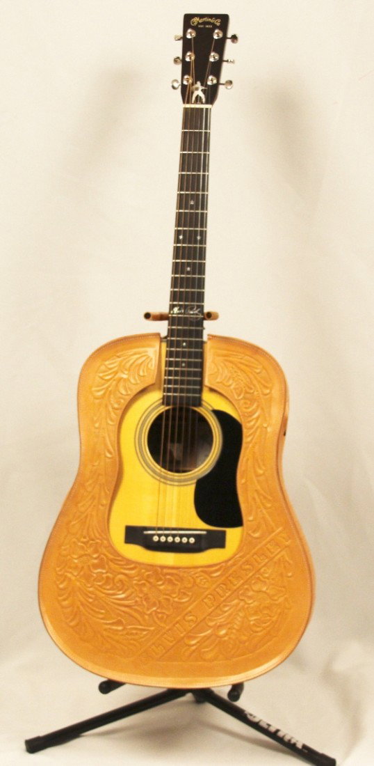 Martin D-28M Ltd Ed Elvis Presley Acoustic Guitar WBL20: "Martin D-28M Ltd Ed Elvis Presley Acoustic Guitar WBL20. Excellent Condition! SU1063ND. This #105 of a limited to only 175 pieces. This very special D-28MEP was designed after Elvis' famous '55 D-28.