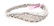 14KT White Gold 3.96ct Diamond Bangle Bracelet FJM87