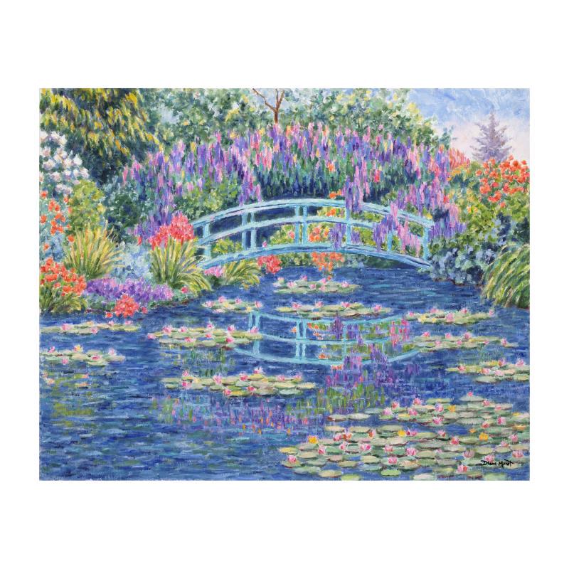 Untitled by Monet, Diane: This is a limited edition giclee on canvas by Diane Monet, numbered and hand signed by the artist. Includes Letter of Authenticity. Measures approx. 20" x 16" (image).