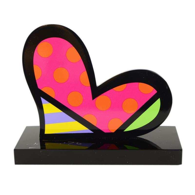 For You by Britto, Romero: "For You" is a limited edition resin sculpture by Romero Britto. Hand signed by the artist, this piece is numbered and authenticated with the official Britto hologram seal on its base. Measures approx
