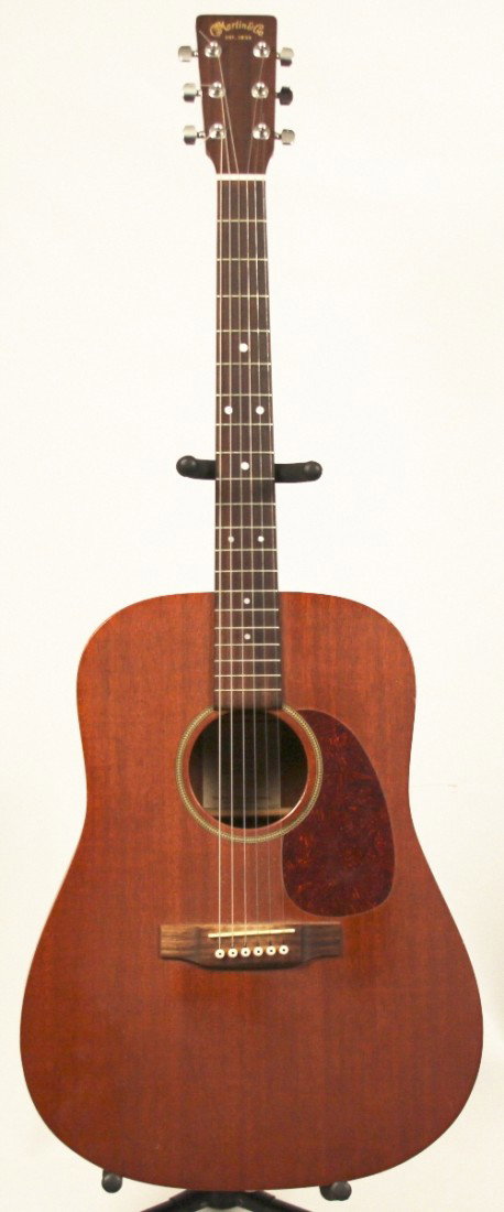 Martin D-5 Acoustic Dreadnought Guitar MGUI3: "Martin D-5 Acoustic Dreadnought Guitar MGUI3. Excellent Condition! TH116WY. Built on the dreadnought platform, this Martin D15M guitar boasts 14 open frets for a unique design and great range of soun