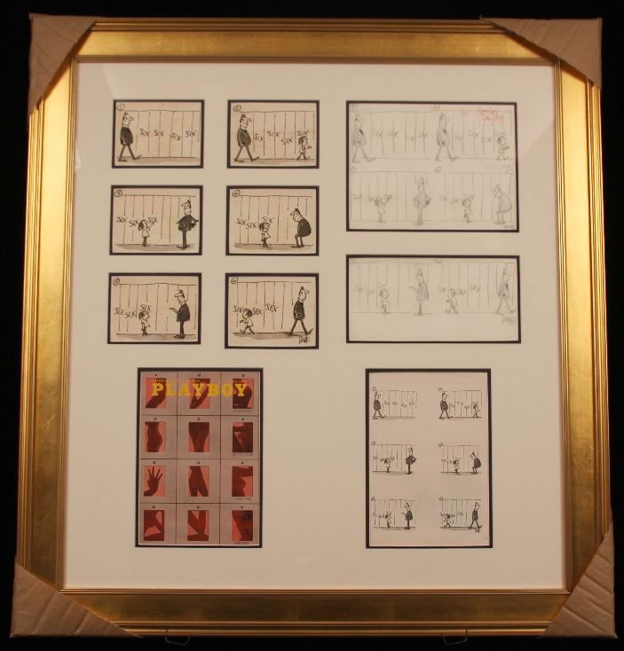 Original Cloude Smith Playboy Illustration Art ED831: Original Cloude Smith Playboy Illustration Art ED831. Excellent Vintage Condition! NE152KS. This is an original illustration done by Claude Smith for the 1971 issue of playboy. Awesome and funny, grea