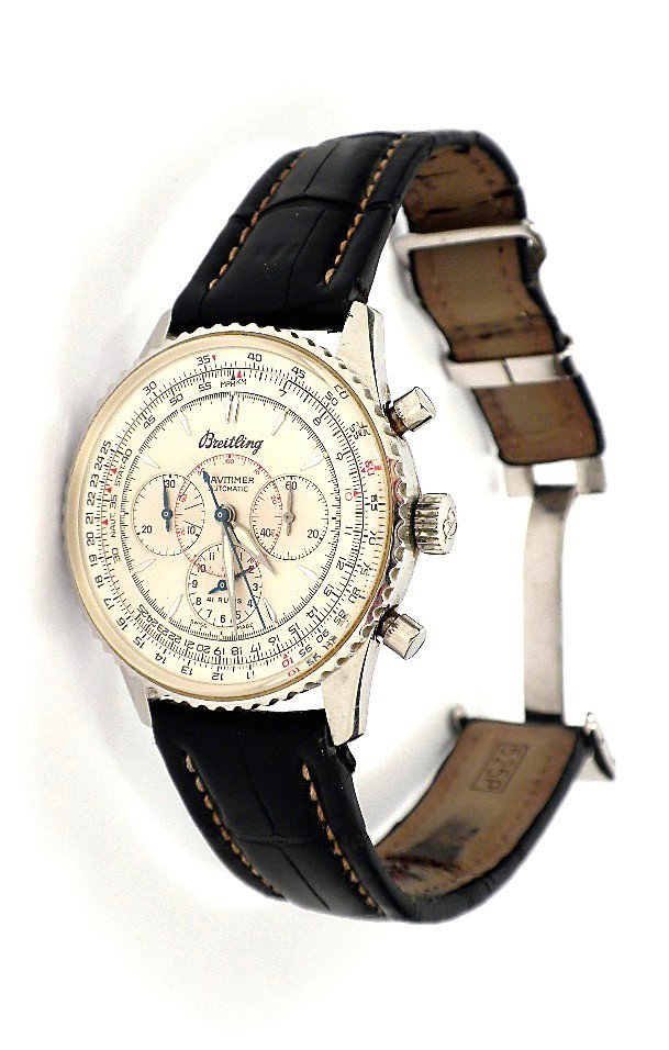 Breitling Montbrilliant Stainless Steel Wristwatch A333: Breitling Montbrilliant Stainless Steel Wristwatch A3335. Great Condition! TK1361LA. One gents, customer & hand crafted Breitling Navitimer Montbrilliant wristwatch electronically tested. Stainless st