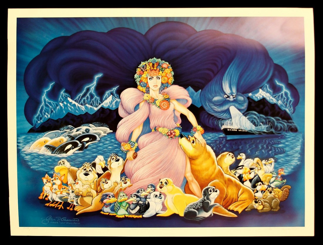 Don't Fool with Mother Nature by G.R. Cassarino Walt Di: "Don't Fool with Mother Nature by G.R. Cassarino Walt Disney Artist. Excellent Condition! FQ6FA. You haven't seen "Wildlife" until you've seen Cassarino. Former Walt Disney Artist G.R. Cassarino utili