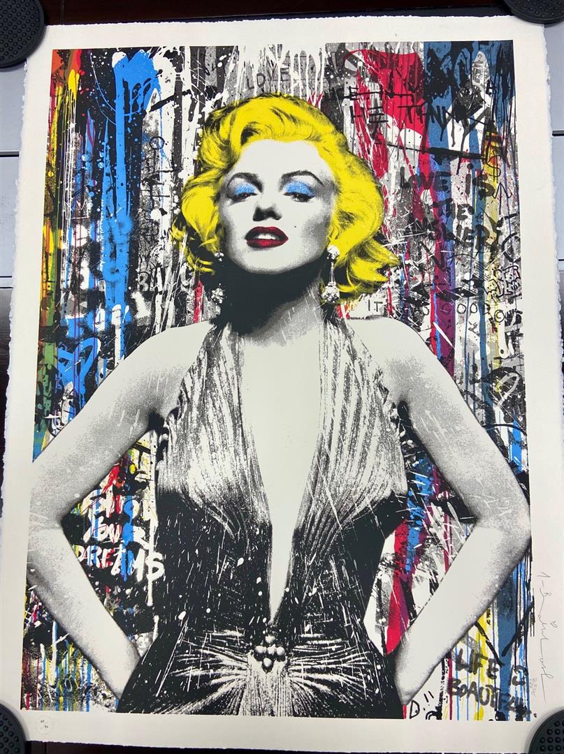 Marilyn Forever by Mr. Brainwash: One Marilyn Forever by Mr. Brainwash. Comes with CoA.
