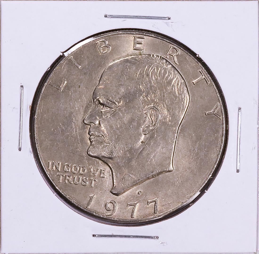 1977 Eisenhower Dollar Coin: One 1977 Eisenhower Dollar Coin. Great for any collection!