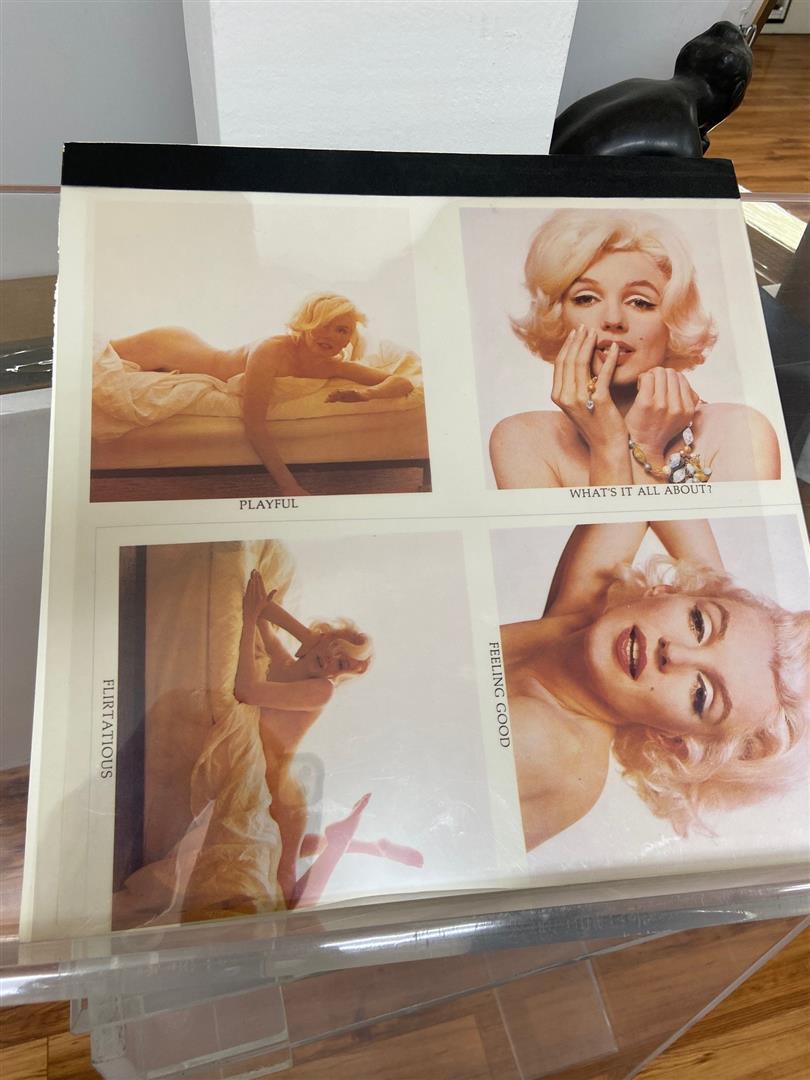 Marilyn 4 Color separations by Bert Stern: These are the actual color separations used to proof & print 4 famous Posters by BERT STERN. 13.75"x14" this is a rare piece of Marilyn Monroe memorabilia
