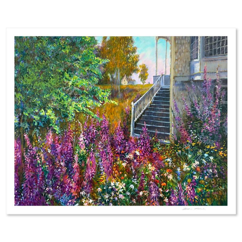 Forgotten Garden by Plisson, Henri: Forgotten Garden by Plisson, Henri. "Forgotten Garden" is a SOLD OUT limited edition serigraph on paper by Henri Plisson (1933-2006), numbered and hand signed by the artist. Includes Letter of Authent