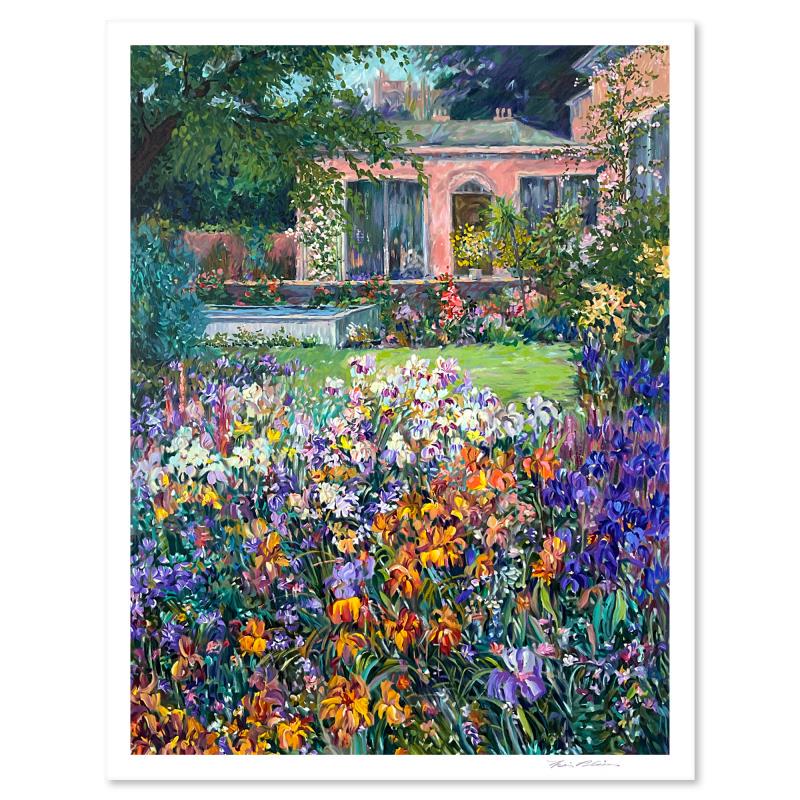 Parisian Courtyard by Plisson, Henri: Parisian Courtyard by Plisson, Henri. "Parisian Courtyard" is a SOLD OUT limited edition serigraph on paper by Henri Plisson (1933-2006), numbered and hand signed by the artist. Includes Letter of Aut