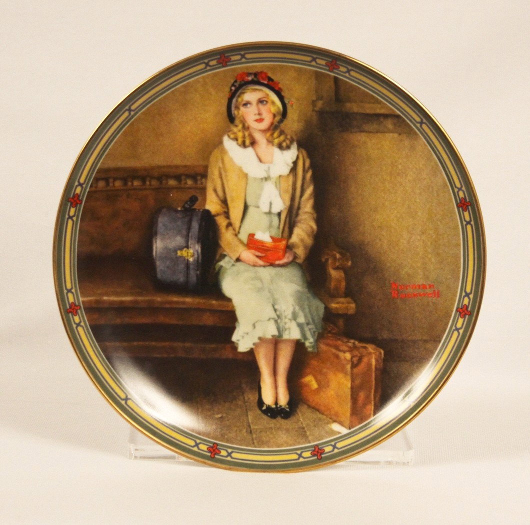 Knowles Collector Plate "A Young Girl's Dream" by Norma: "Knowles Collector Plate "A Young Girl's Dream" by Norman Rockwell ED1106. Excellent Condition! BT4LA. New, in box, Knowles China Company. Rockwell's American Dream Collection, "A Young Girl's Dream".