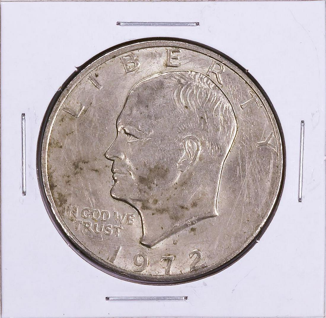 1972 Eisenhower Dollar Coin: One 1972 Eisenhower Dollar Coin. Great for any collection!