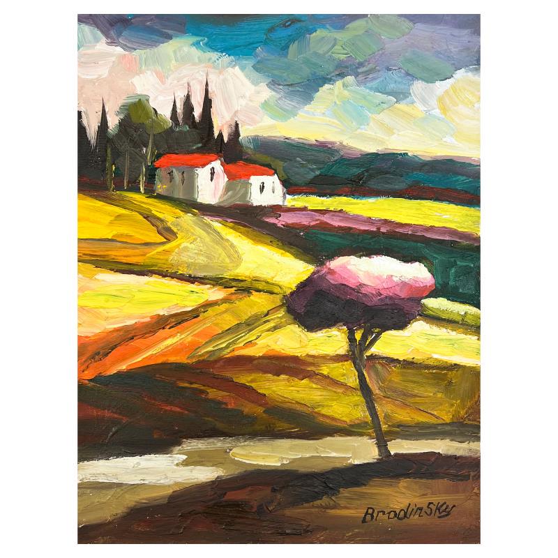 Untitled by Brodinsky Original: Untitled by Brodinsky Original. Please see photos and description for all available information. This is an original painting oil on canvas by Slava Brodinsky. Hand signed by the artist, this piece co