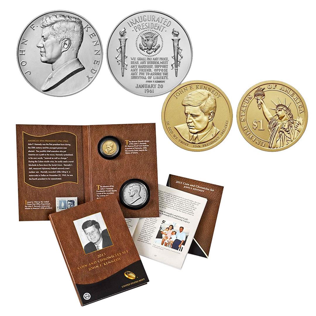 2015 Coin and Chronicles Set - John F. Kennedy: One 2015 Coin and Chronicles Set - John F. Kennedy.