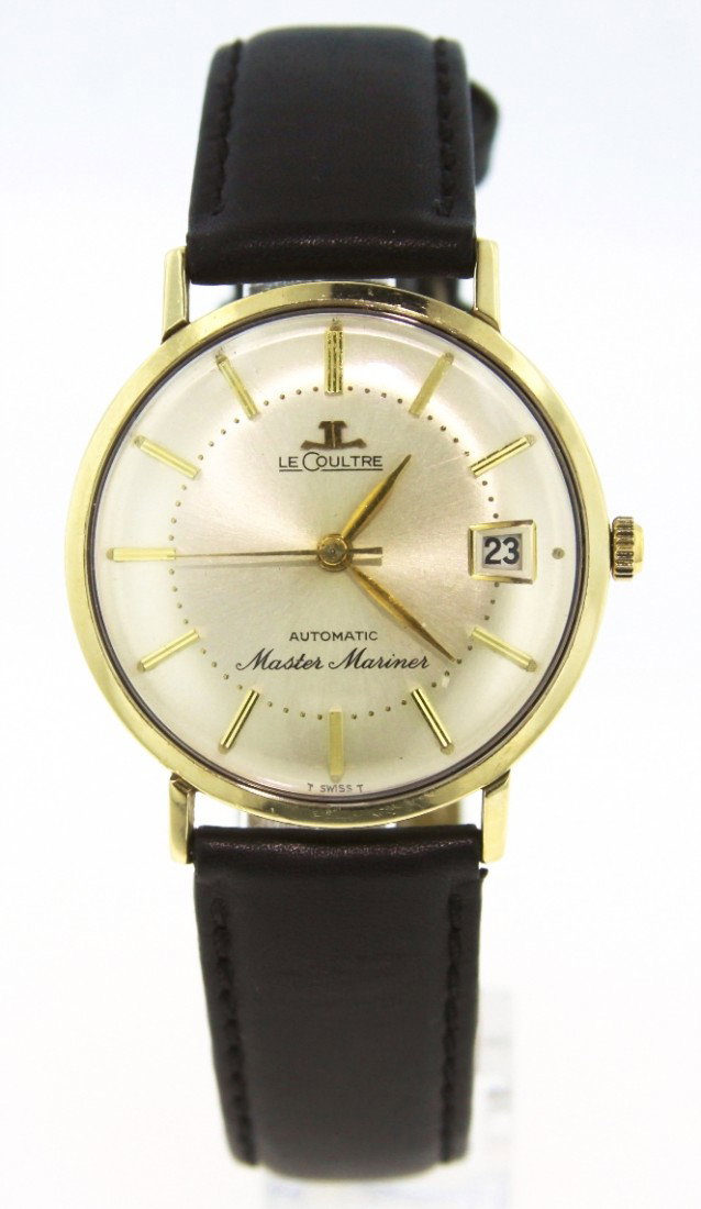 Vintage Jaeger-LeCoultre Master Mariner Wristwatch WBS1: "Vintage Jaeger-LeCoultre Master Mariner Wristwatch WBS121. Great Condition! QH1541AY. One gents, combination cast and die struck Vintage Jaeger-LeCoultre Master Mariner wristwatch electronically test