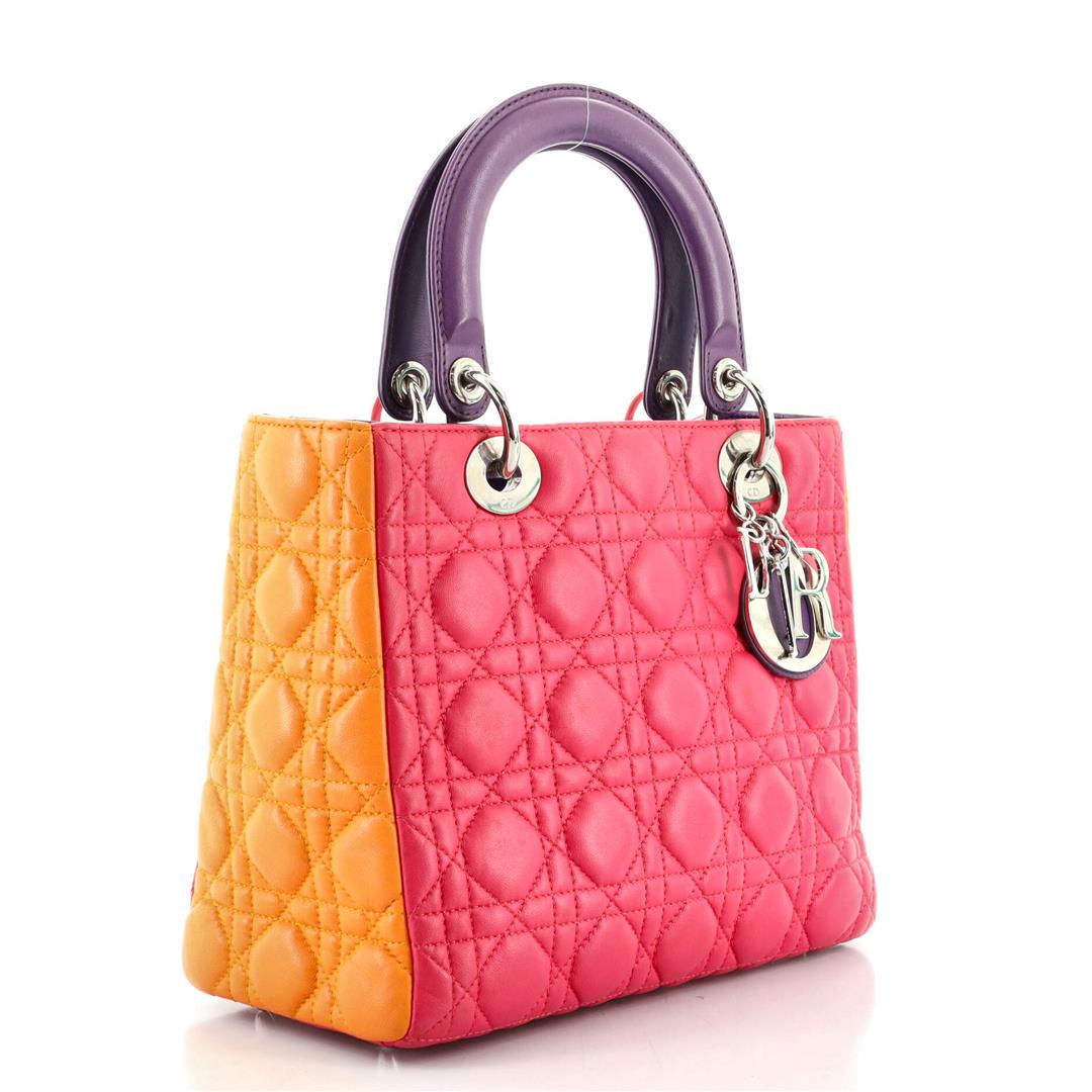 Lady dior deals tricolor bag