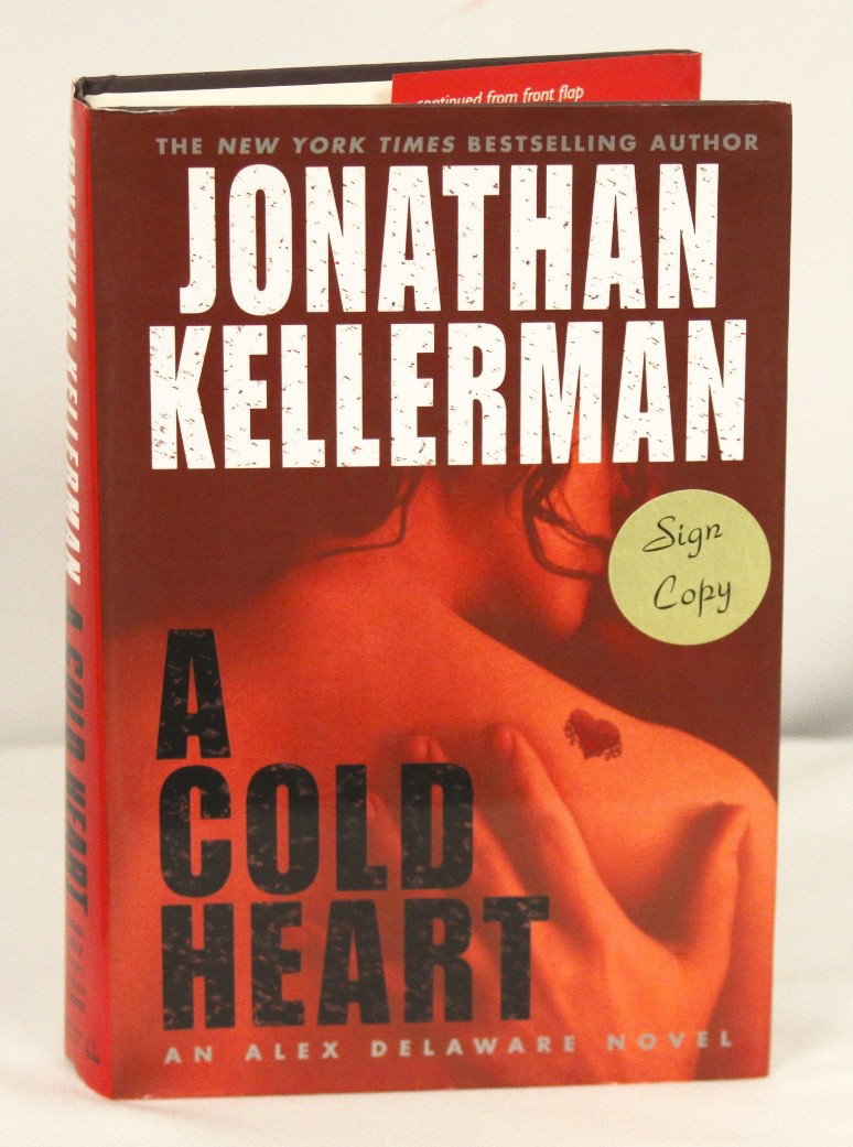 Autographed Copy of "A Cold Heart" BK44: "Autographed Copy of "A Cold Heart" BK44. As-Is Condition! ST62UT. This copy of "A Cold Heart" is autographed by the author, Jonathan Kellerman. Thank you for viewing this lot. We are always adding ne