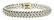 John Hardy Mens Sterling Silver and 18KT Yellow Gold Br