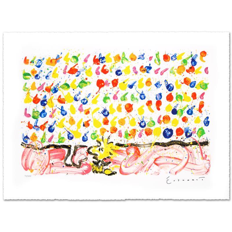 Tweet Tweet by Everhart, Tom: Tweet Tweet by Everhart, Tom. "Tweet Tweet" is a limited edition hand pulled original lithograph on museum quality deckle-edge paper, numbered and hand signed by Tom Everhart. This is one of the final