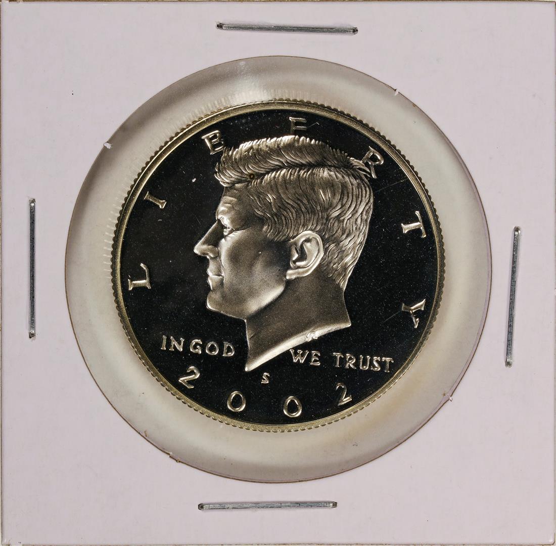 2002-S Kennedy Half Dollar Coin: One 2002-S Kennedy Half Dollar Coin.