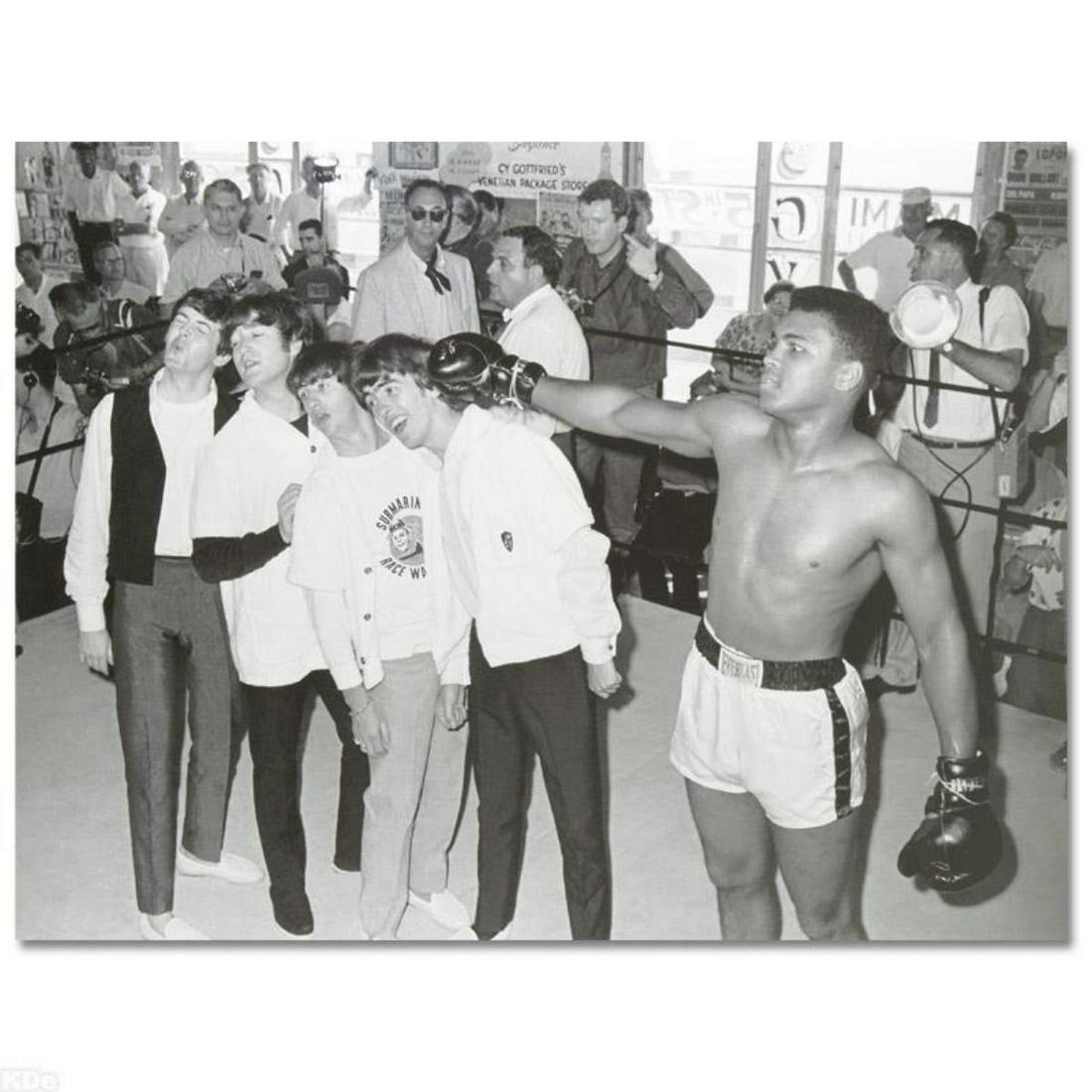 Muhammad Ali Punching The Beatles by Ali, Muhammad: Muhammad Ali Punching The Beatles by Ali, Muhammad. Own a piece of sports history with this Muhammad Ali and Beatles photo. Taken at the peak of his success as one of the greatest heavyweight champion