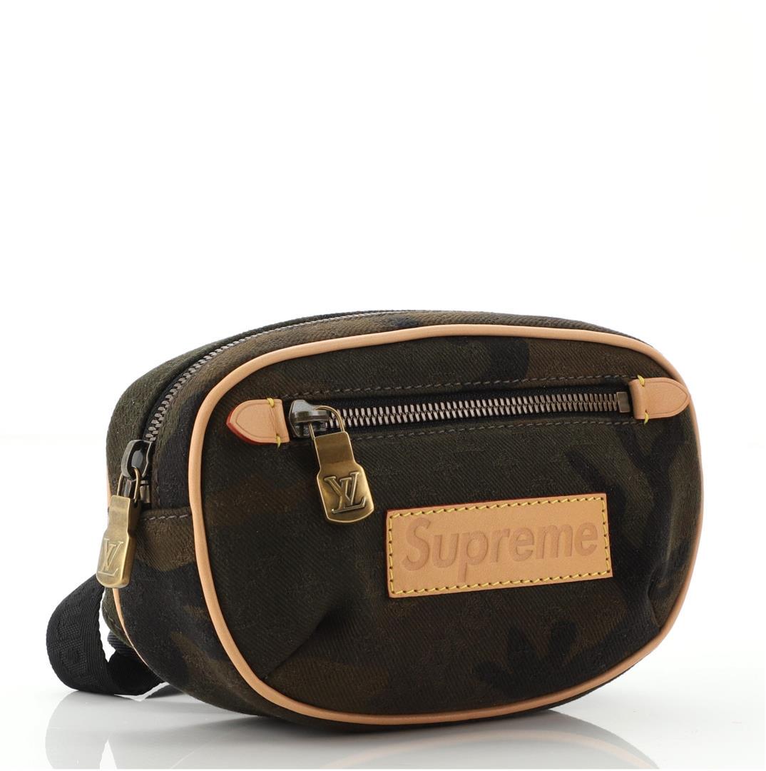 Supreme louis vuitton fanny pack black top