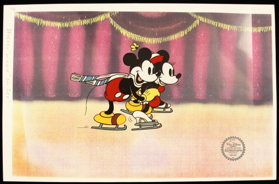 Walt Disney "On Ice" Ltd Ed Serigraph Cel DisneySeri206: Walt Disney On Ice" Ltd Ed Serigraph Cel DisneySeri206. Excellent Condition! RB82YM. One original limited edition fine art serigraph cel from Walt Disney's "On Ice". Comes with a certificate of authen