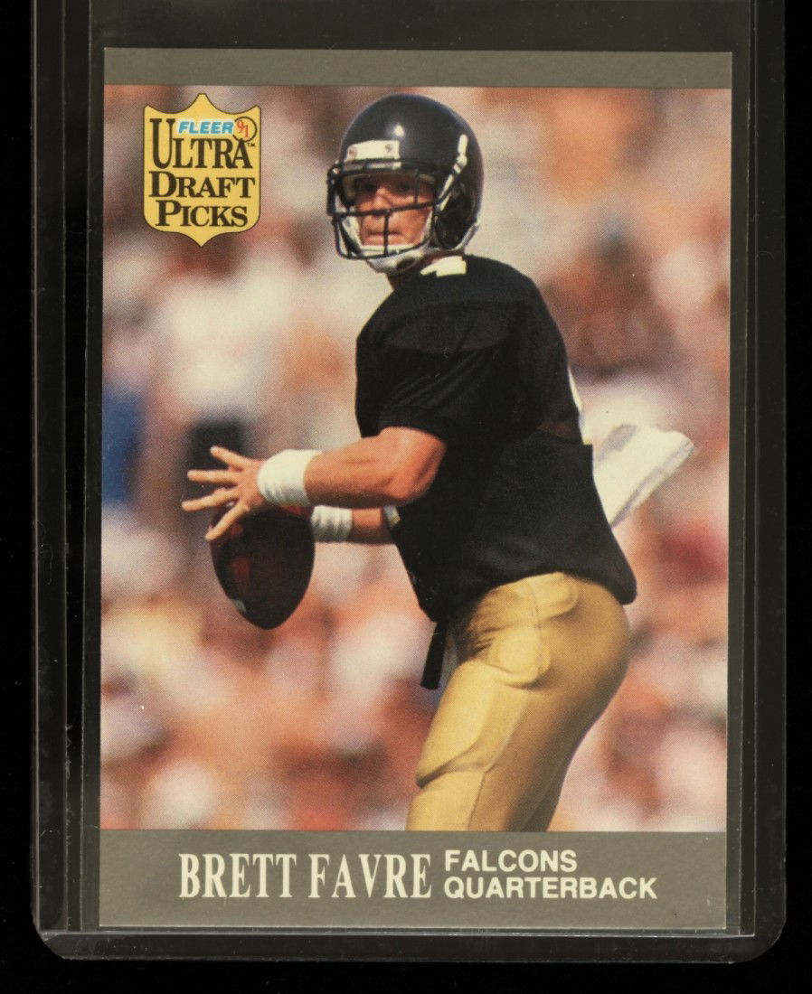 1991 Fleer Ultra Draft Picks Brett Favre Rookie Card C2