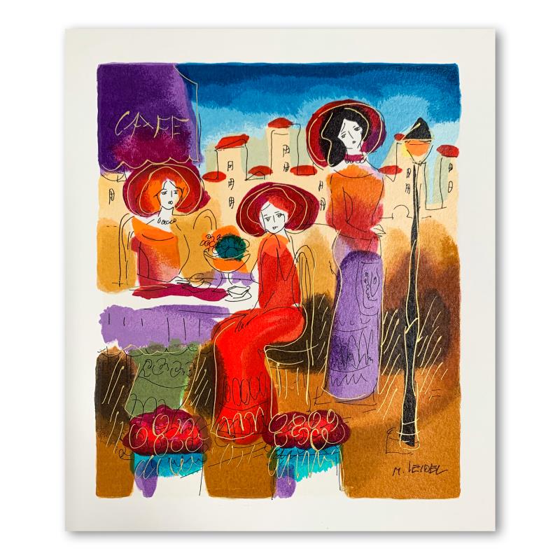 Untitled III by Leider, Moshe: Untitled III by Leider, Moshe. This is a limited edition serigraph on paper by Moshe Leider. It is numbered and hand signed and includes a letter of authenticity. Measures approximately 9" x 7.5" (ima
