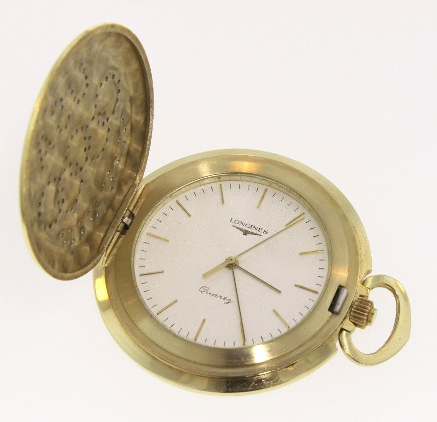 Longines Ltd Ed Olympic Hunter Style Case 14KT Gold Poc: Longines Ltd Ed Olympic Hunter Style Case 14KT Gold Pocket Watch WBS92. Great Condition! SH1052TK. One, cast and assembled Longines Limited Edition No 68/1000 Pocket Watch electronically tested 14KT y