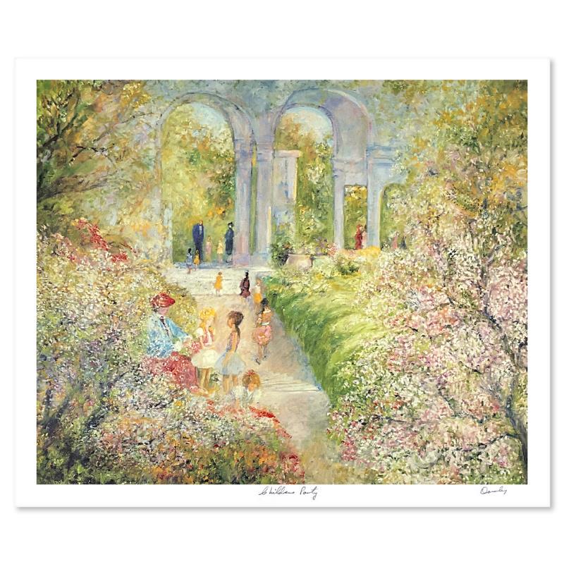 Children's Party by Dawley, Joseph: Children's Party by Dawley, Joseph. "Children's Party" is a limited edition lithograph on paper by Joseph Dawley (1936-2008), numbered and hand signed by the artist. Includes Letter of Authenticity. M