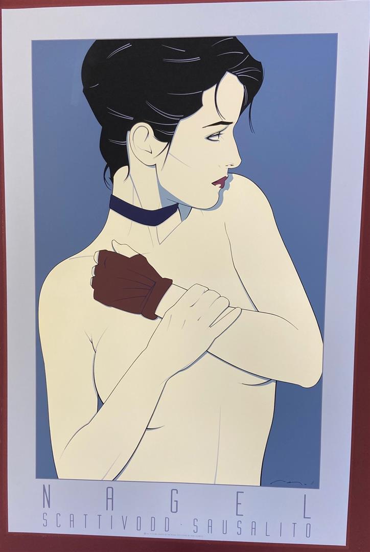 Patrick Nagel Commemorative # 6: Patrick Nagel's unsigned serigraph C6 36x24".